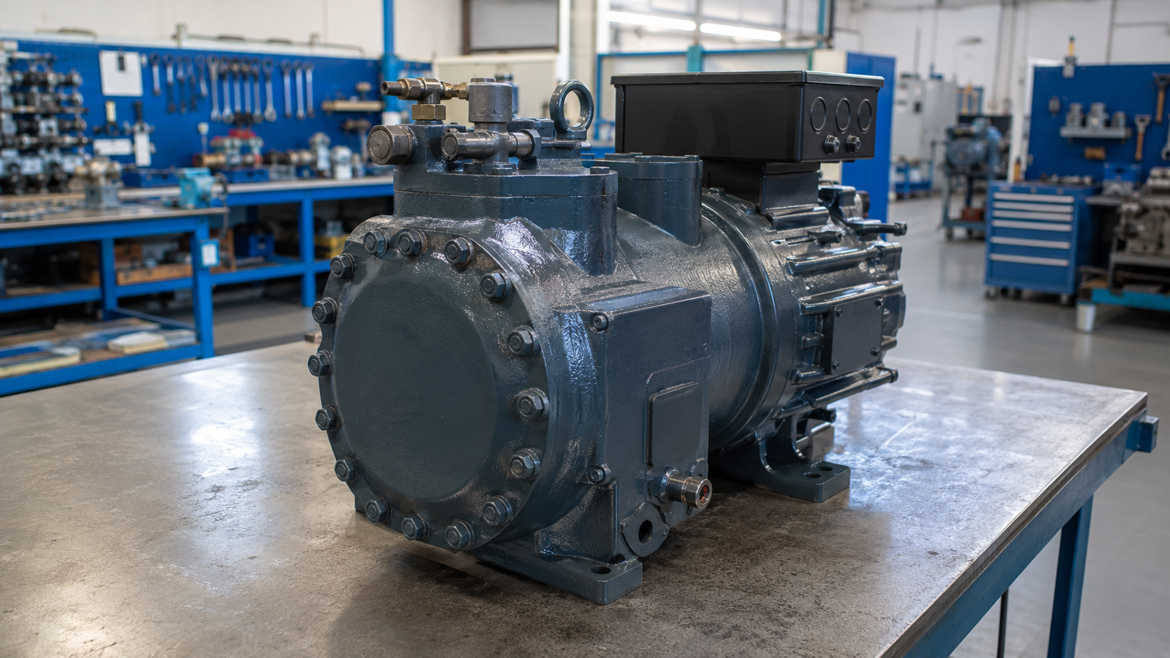 Compressor overhaul in the Power Cooling Expert workshop